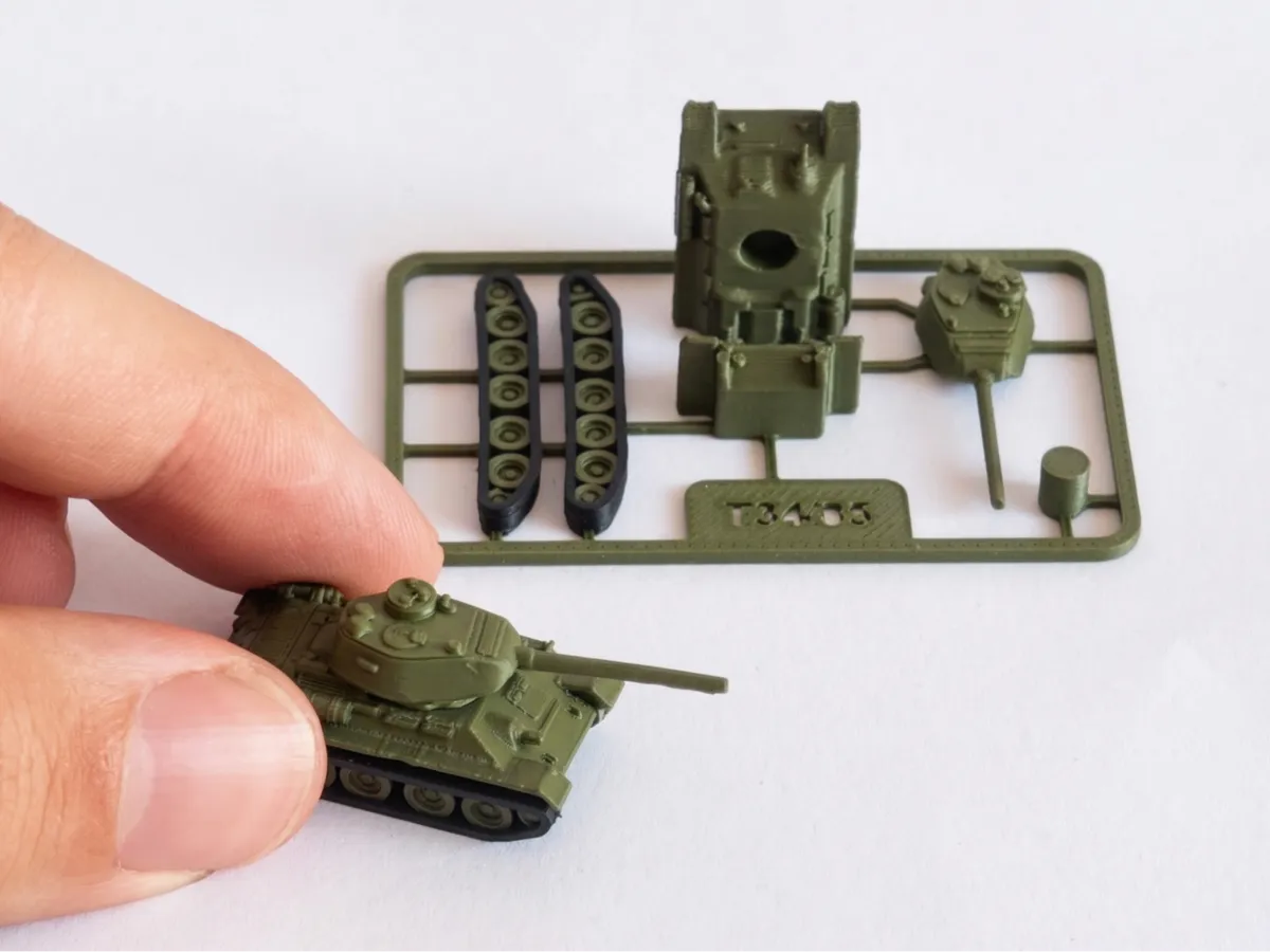 T-34 tank kit card
