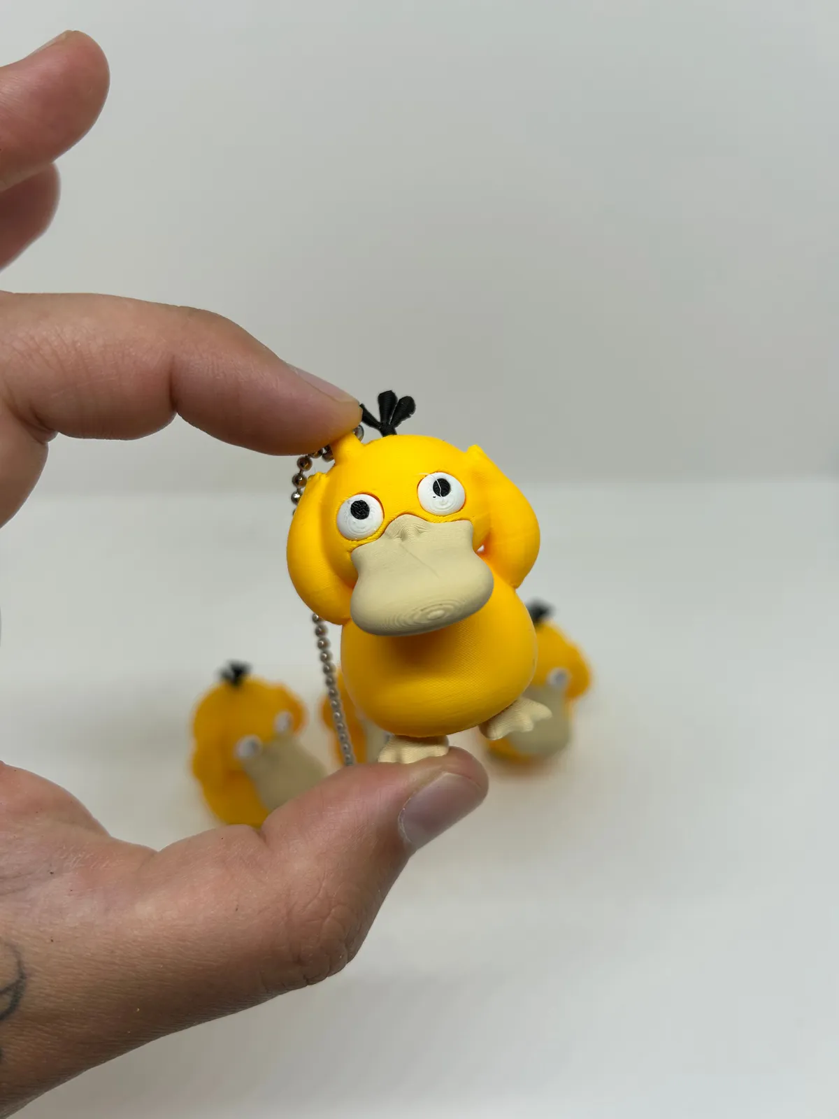 Mini Psyduck - Toy/Keychain - Multi-part, photo 3 of 4 - Mini Psyduck - Toy/Keychain - Multi-part Keychains
