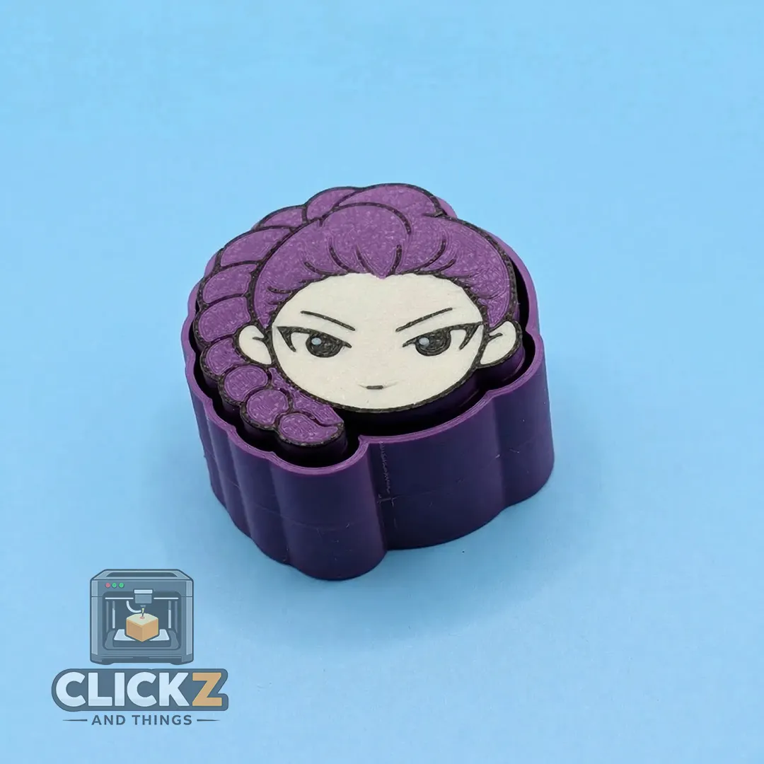 KPop Demon Hunters - Fidget Clicker - Huntrix, photo 3 of 4 - KPop Demon Hunters - Fidget Clicker - Huntrix Fidget & Sensory Toys