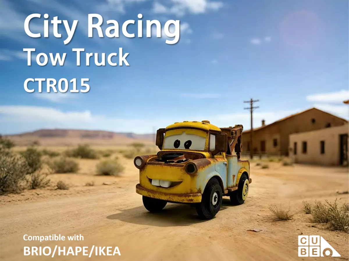 CUBEUNi-Tow Truck-BRIO/IKEA Lillabo