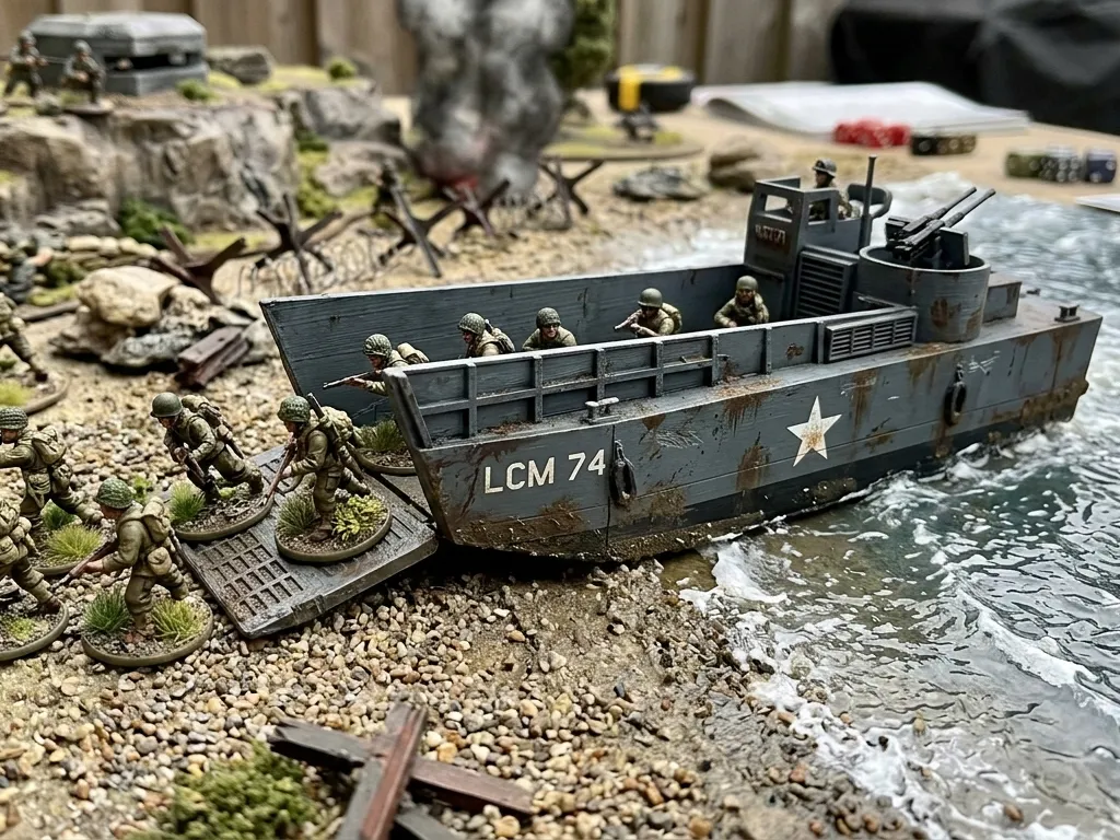WW2 Tabletop Wargame Terrain - LCVP Higgins Boat