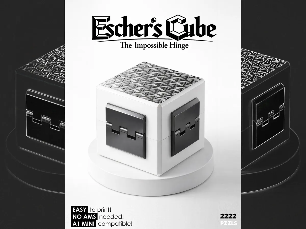 The Impossible Hinge | Puzzlebox (Eschers Cube)