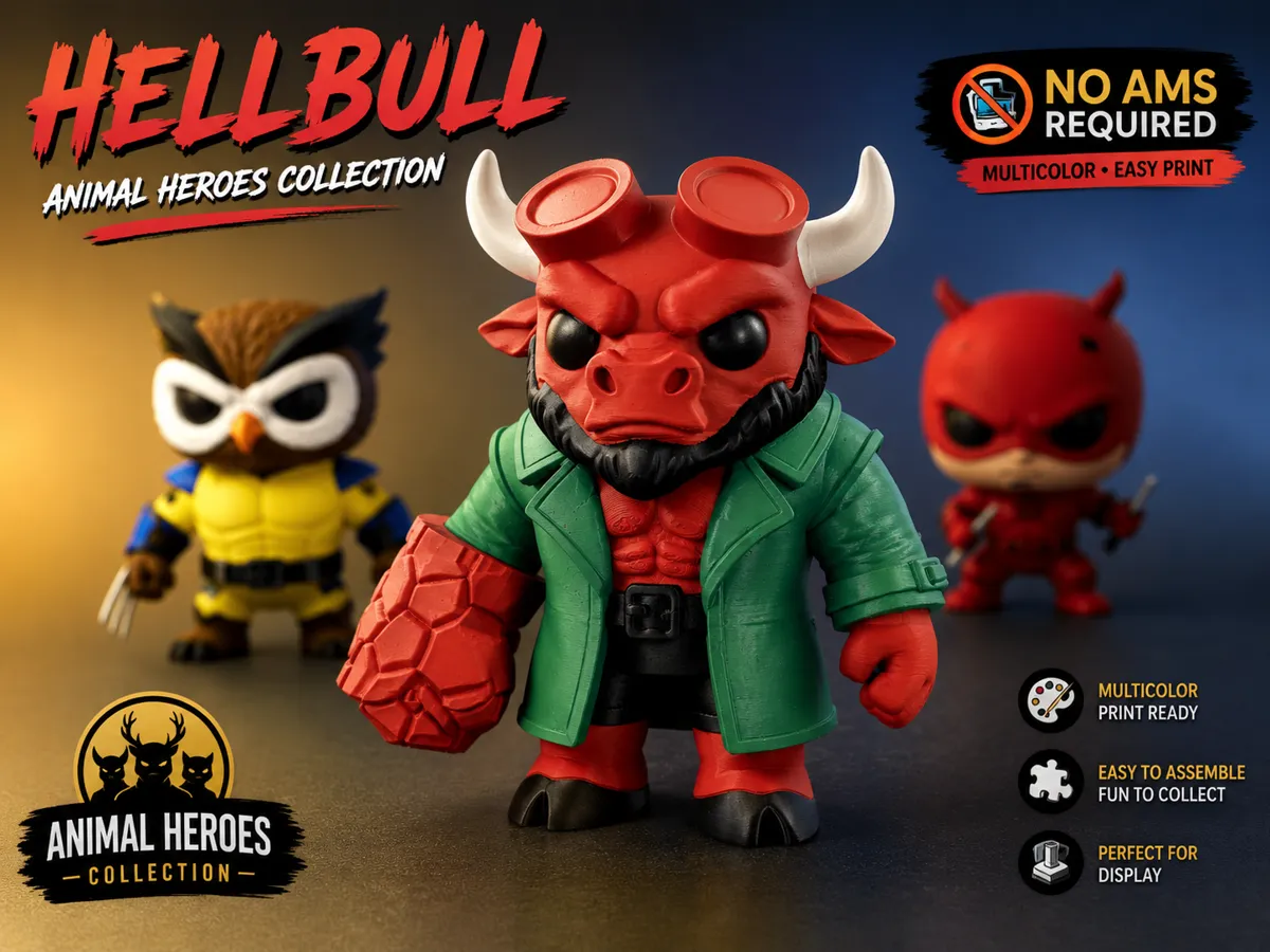 HellBull, Animal Heroes Collection (Funko Style)