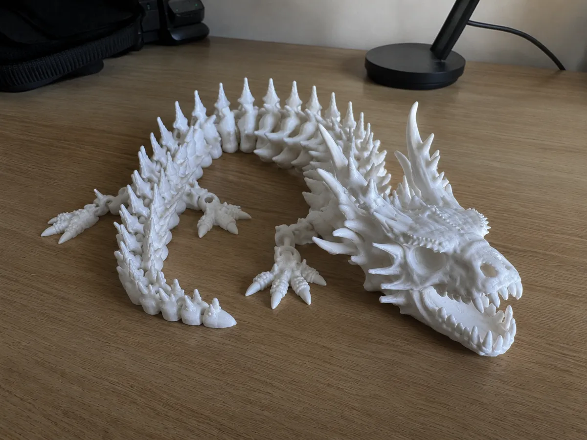 Flexi Skeletal Dragon, Articulated Dragon Toy, photo 3 of 4 - Flexi Skeletal Dragon, Articulated Dragon Toy Fidget & Sensory Toys