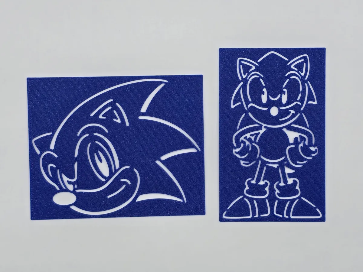Sonic the Hedgehog Gaming Stencil Set