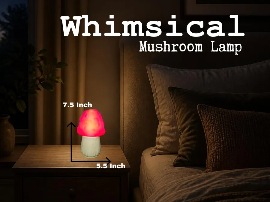 Whimsical Mushroom Lamp