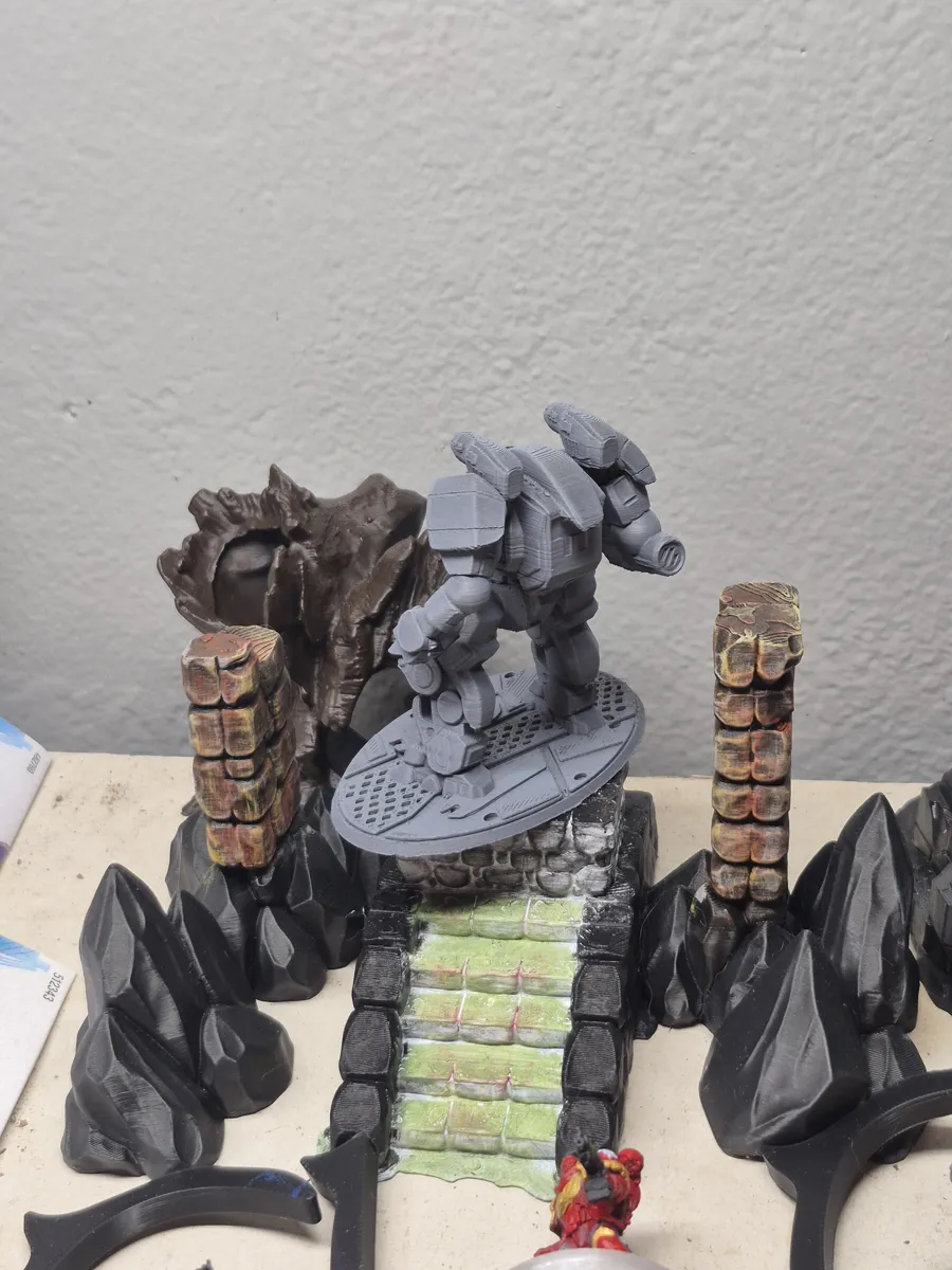 Sci-Fi Combat Exo-Suit / Tabletop Mech Miniature, photo 4 of 4 - Sci-Fi Combat Exo-Suit / Tabletop Mech Miniature Miniatures