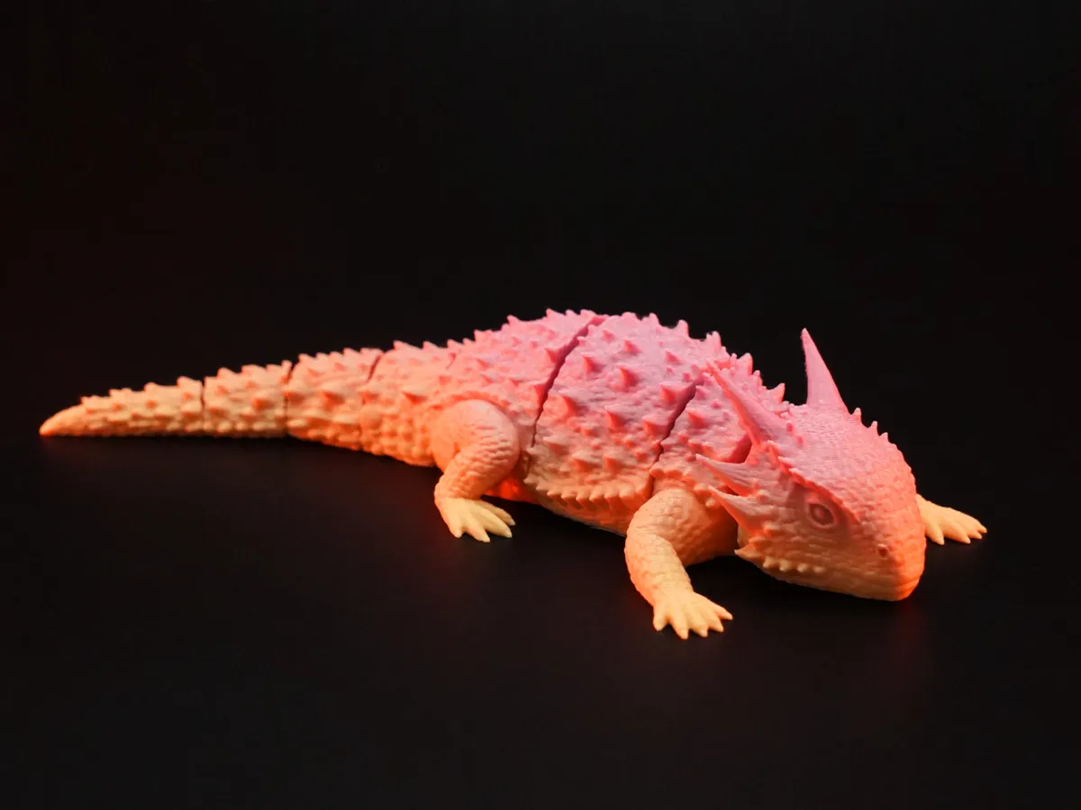 Realistic Horned Lizard