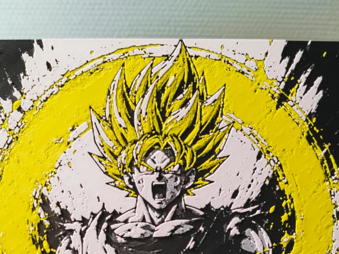 SSJ Goku ColorPop | HueForge - Photo Art & Lithophanes, in stock in India