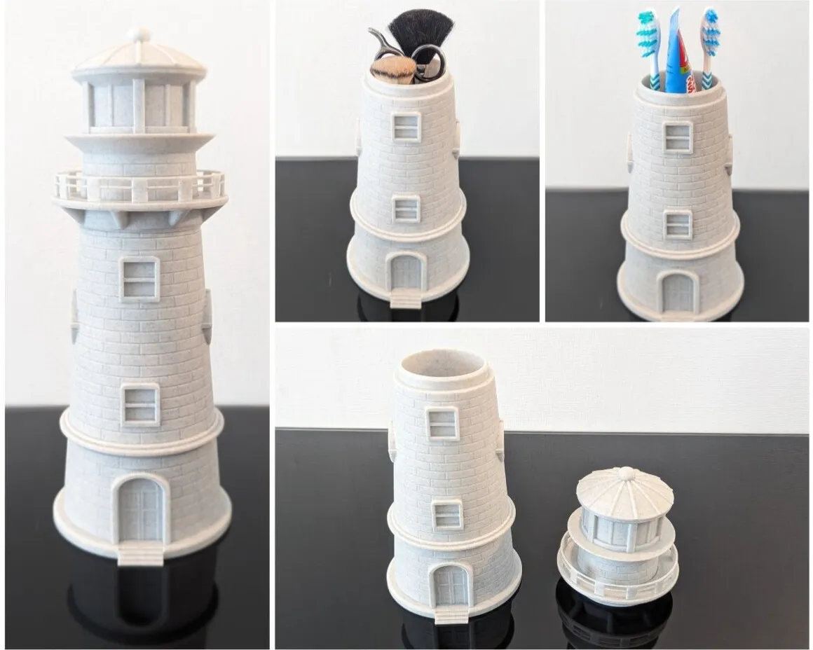 Lighthouse Bathroom Organizer