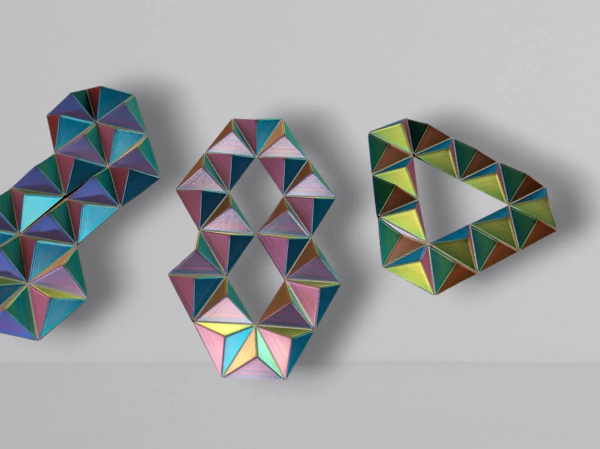 Infinite Flippy Flappy Pyramids Fidget Toy - Stress Relief & Sensory Toys, in stock in India