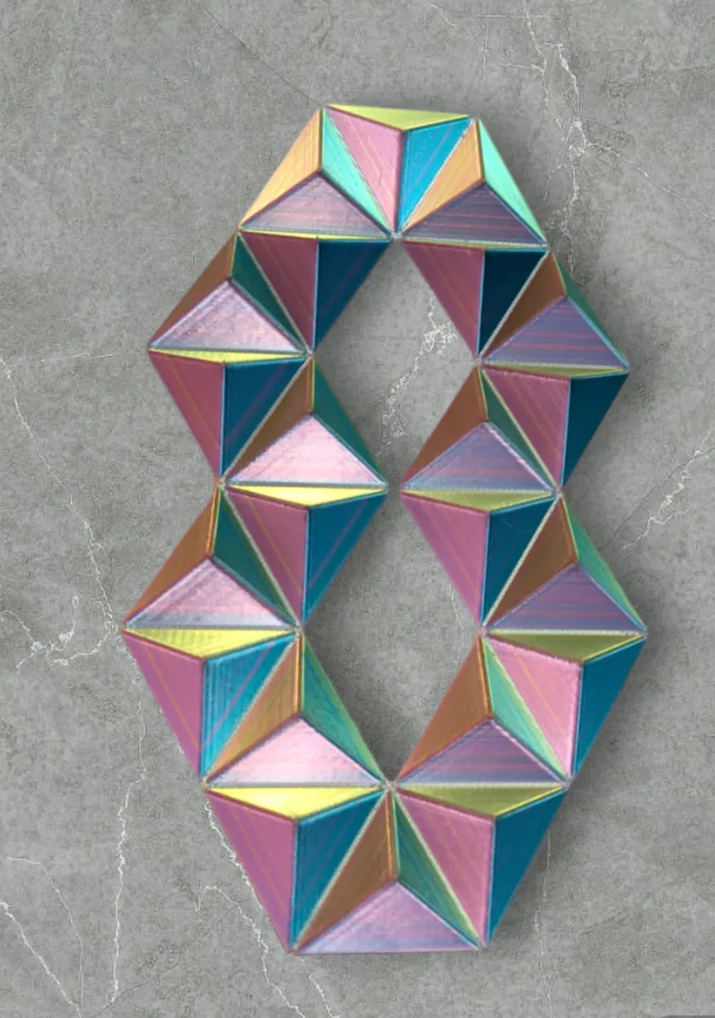 Infinite Flippy Flappy Pyramids Fidget Toy, photo 4 of 4 - Infinite Flippy Flappy Pyramids Fidget Toy Fidget & Sensory Toys