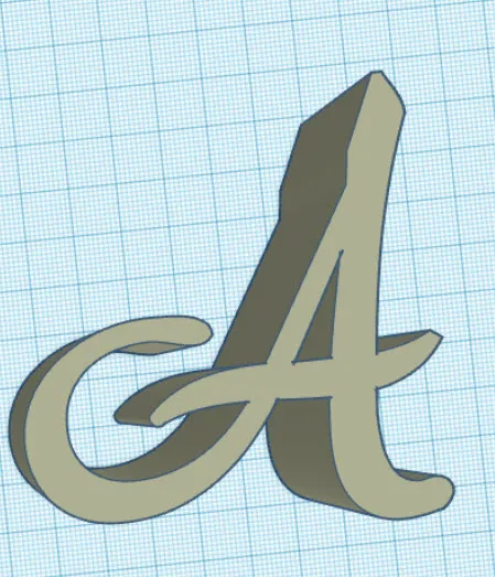 Phone Holder - Capital Letter A, photo 2 of 4 - Phone Holder - Capital Letter A Mobile & Device Accessories