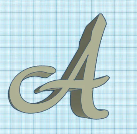 Phone Holder - Capital Letter A, photo 3 of 4 - Phone Holder - Capital Letter A Mobile & Device Accessories