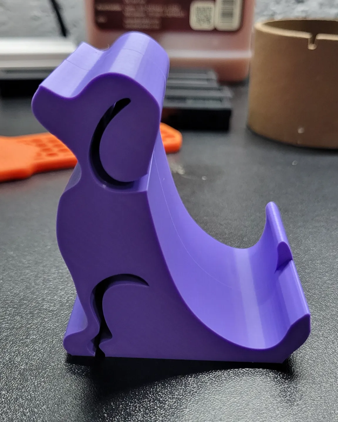 Dog Phone Holder with Short Tail, photo 3 of 4 - Dog Phone Holder with Short Tail Hobby & DIY