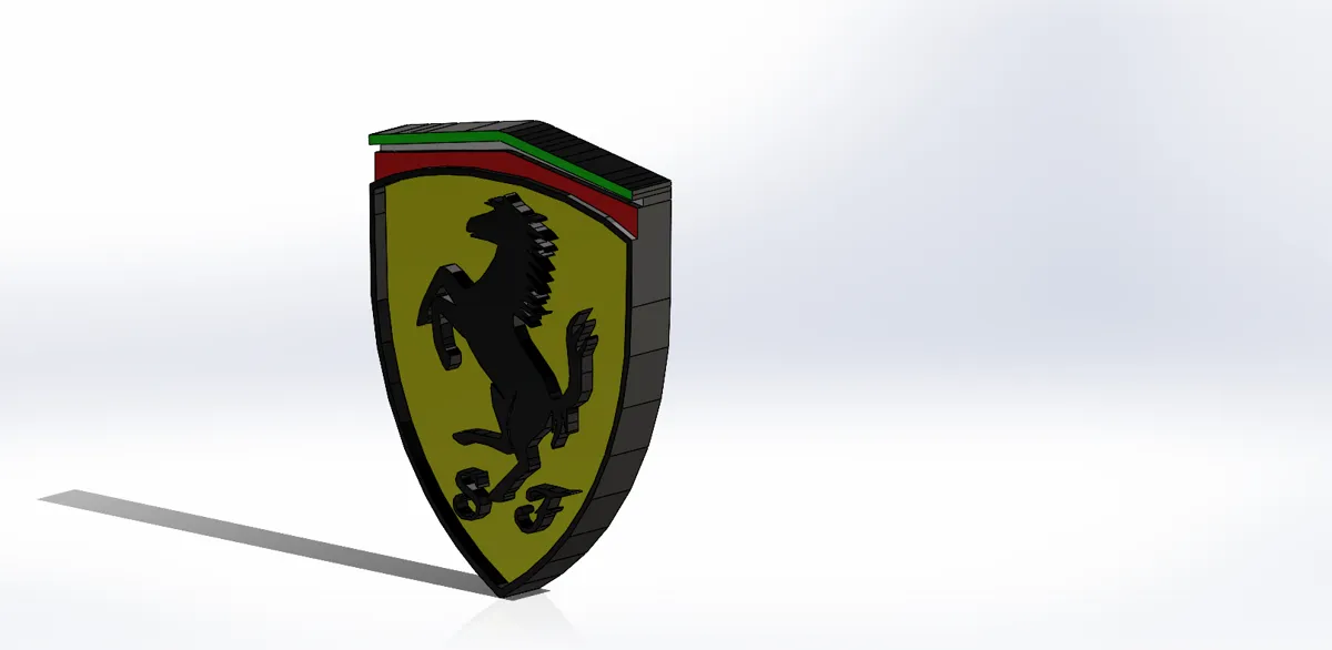Ferrari Logo clip for car air vent, photo 2 of 4 - Ferrari Logo clip for car air vent Hobby & DIY
