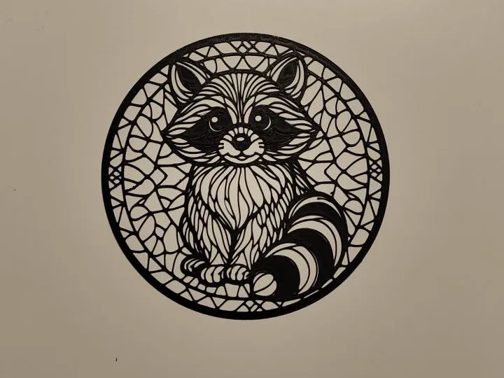 Raccoon Wall Art - 2D Art, in stock in India