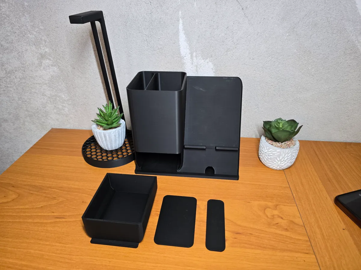 Desk Charging Station with Organizer, photo 3 of 4 - Desk Charging Station with Organizer Household