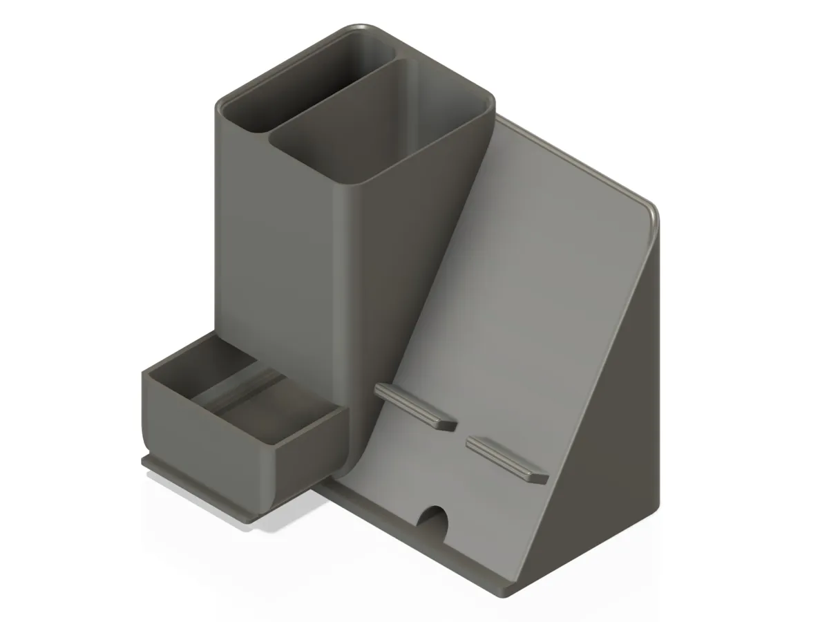 Desk Charging Station with Organizer, photo 4 of 4 - Desk Charging Station with Organizer Household