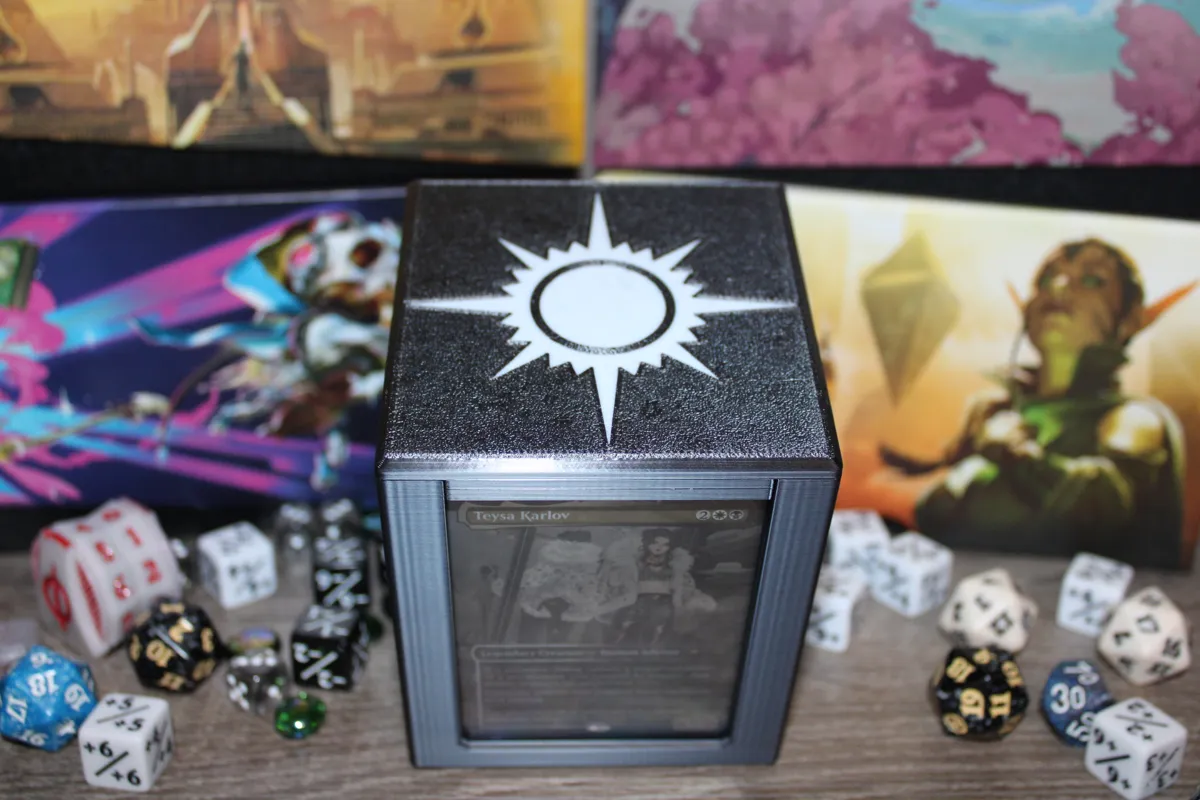 MTG EDH Commander Showcase Deck Box - Orzhov, photo 2 of 4 - MTG EDH Commander Showcase Deck Box - Orzhov Hobby & DIY