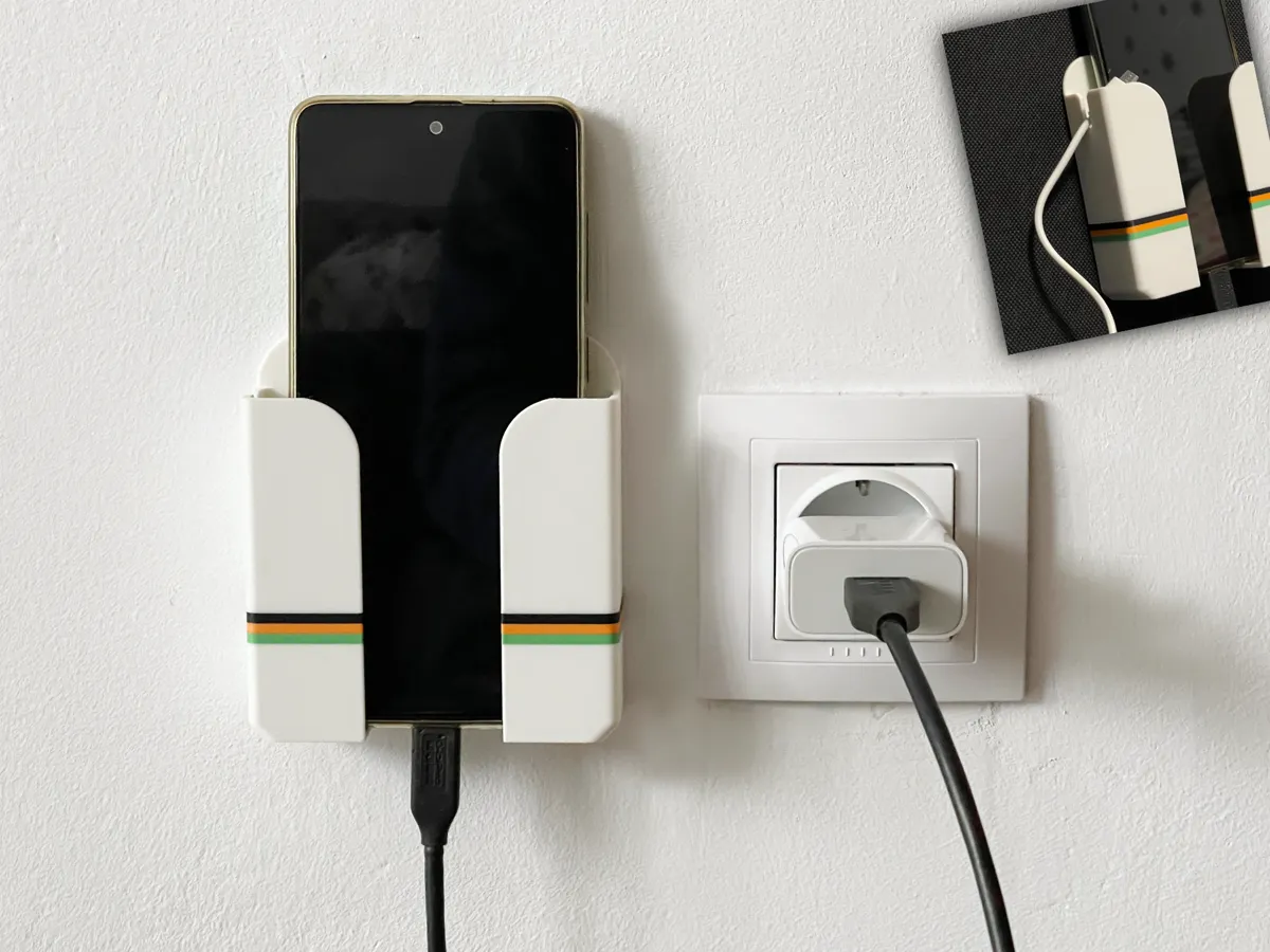 Wall Mounted Phone and Cable Holder - Home Accents, in stock in India