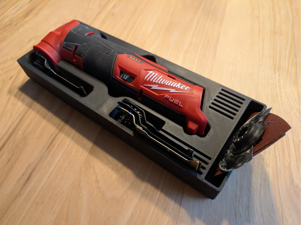 M12 Oscillating Tool Holder for Gridfinity