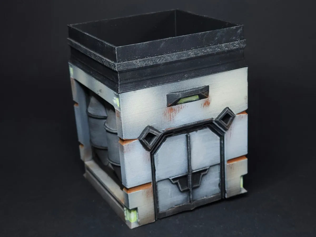 Sci-Fi Building Wargaming Terrain - 3x3inch