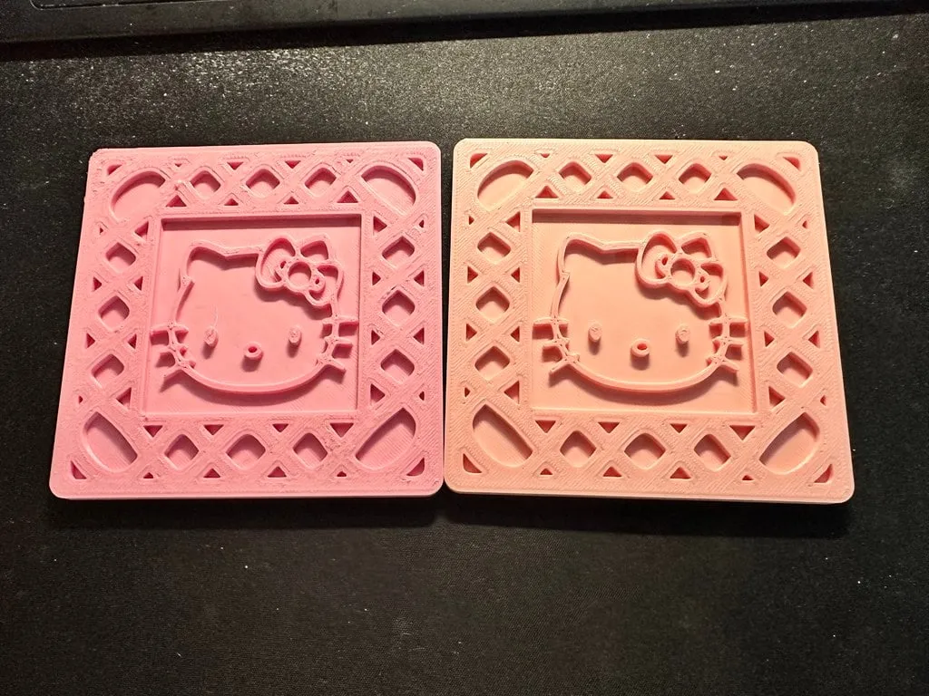 Hello Kitty Pixel Art Coaster