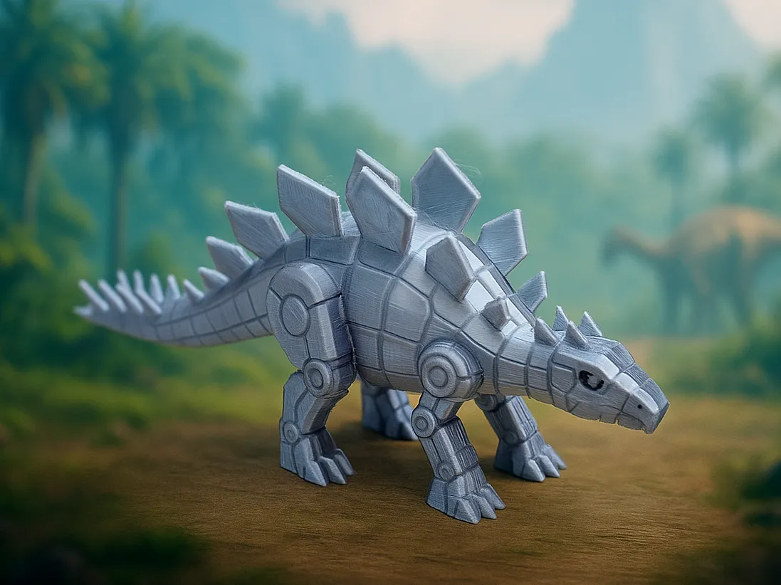 Mechanical Cyber Dinosaur - STEGOSAURUS
