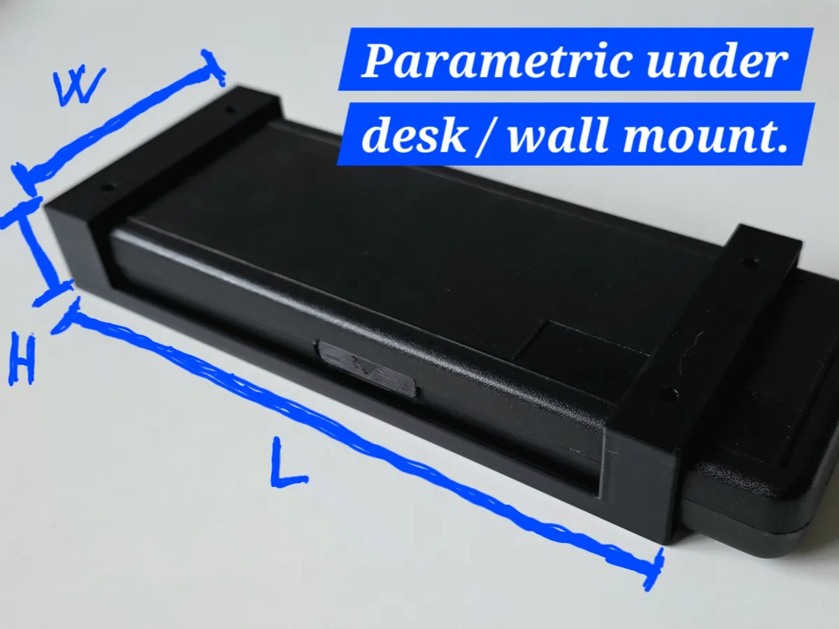 Under Desk and Wall Mount Holder