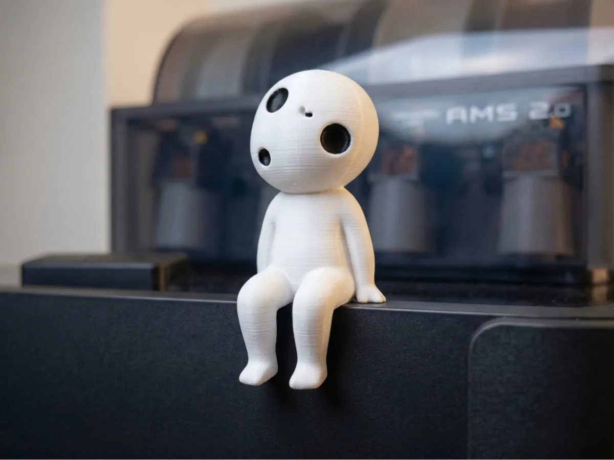 Cute Sitting Kodama - Princess Mononoke