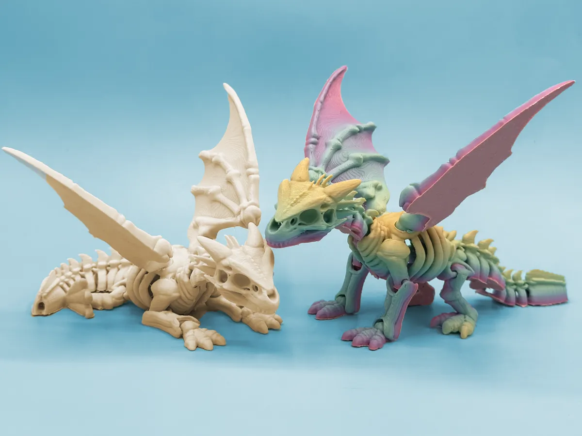 Articulated skeleton dragon