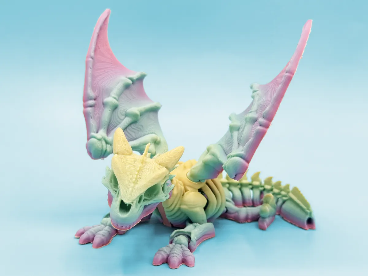 Articulated skeleton dragon, photo 3 of 4 - Articulated skeleton dragon Fidget & Sensory Toys