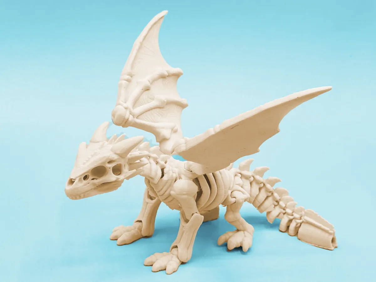 Articulated skeleton dragon, photo 4 of 4 - Articulated skeleton dragon Fidget & Sensory Toys