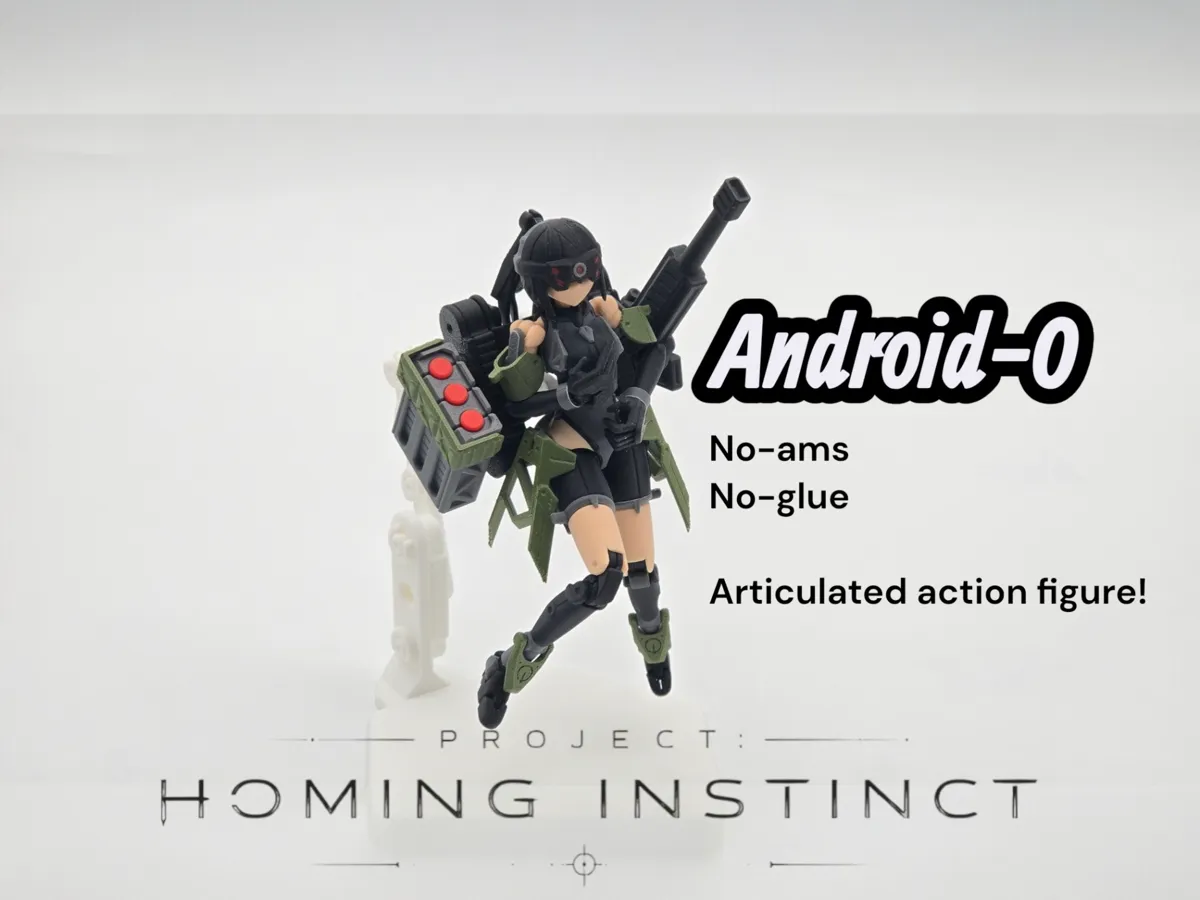 Homing instinct] anime girl action figure!