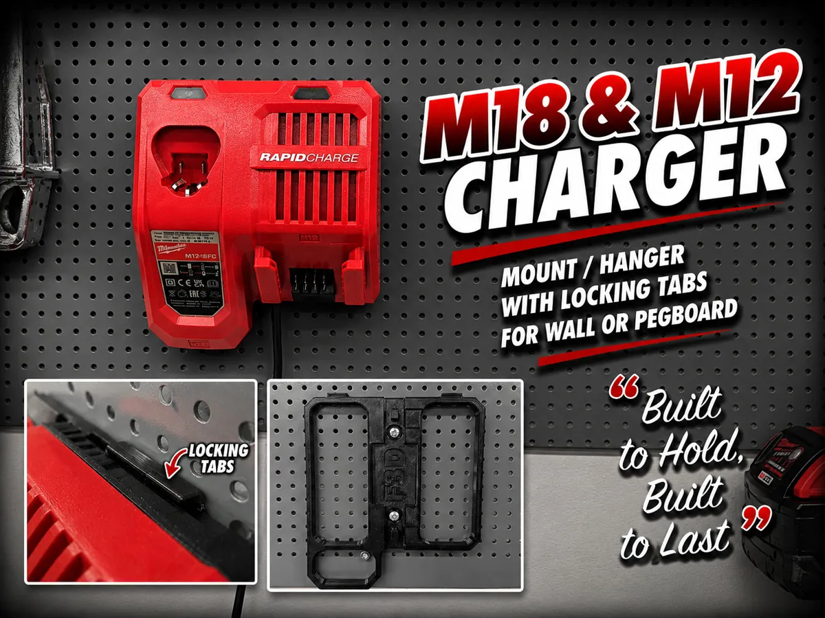 Milwaukee Charger Wall mount - hanger - holder