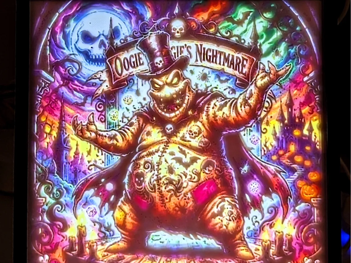 Nightmare Before Christmas Oogie Boogie litho