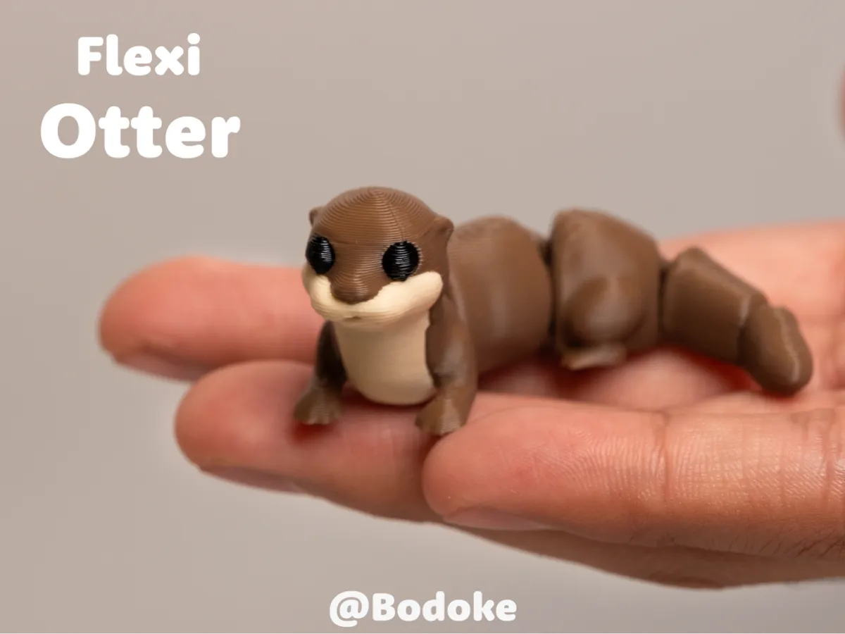 Flexi Otter - Articulated - Articulated Animals, in stock in India