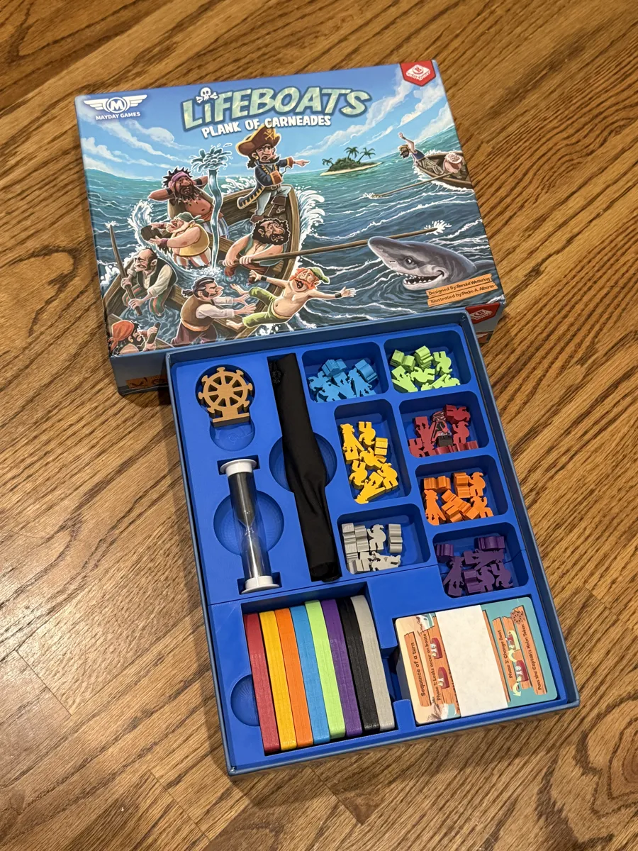 Lifeboats Plank of Carneades Board Game Organizer, photo 4 of 4 - Lifeboats Plank of Carneades Board Game Organizer Toys & Games