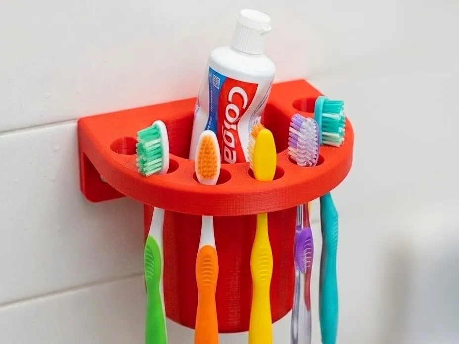 Multi-Brush Wall-Mounted Organizer
