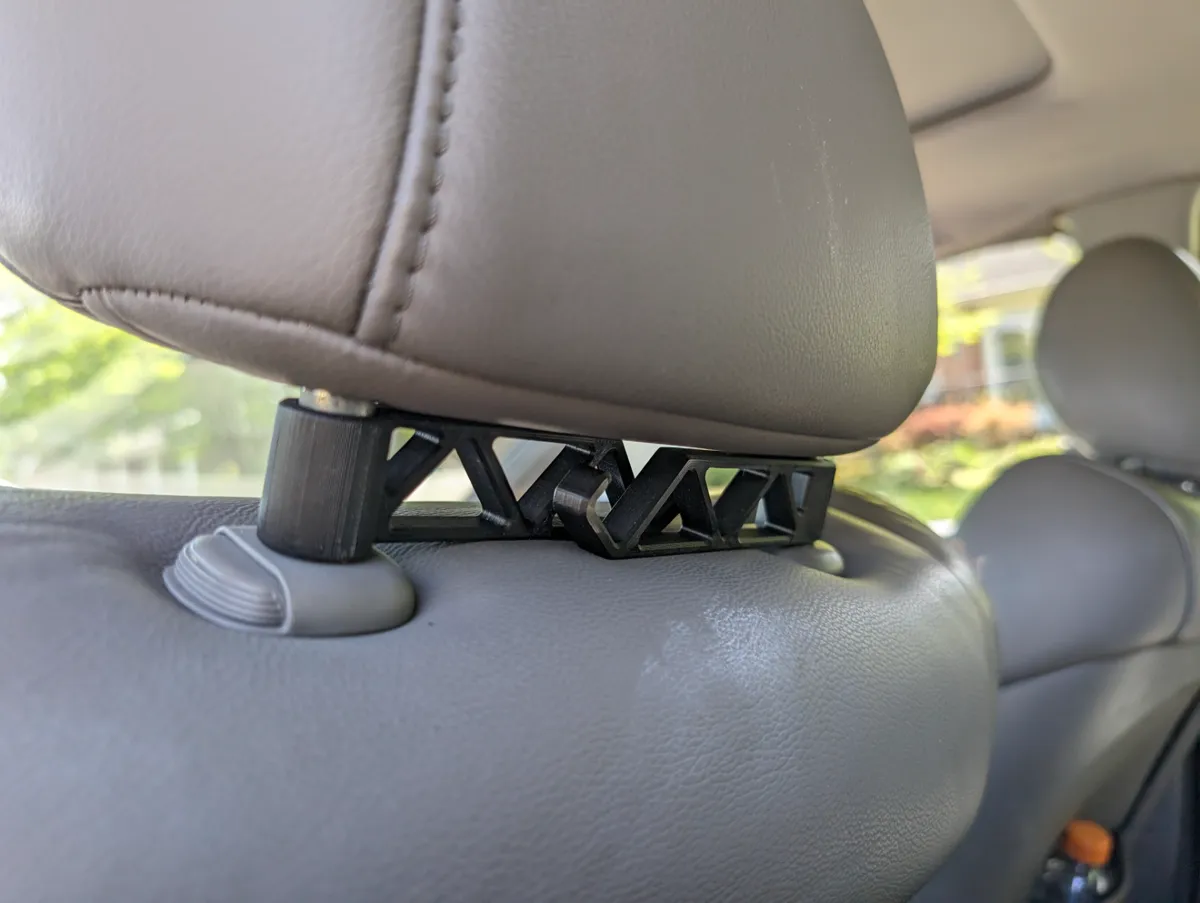 Honda Headrest Hooks and Phone Holder, photo 3 of 4 - Honda Headrest Hooks and Phone Holder Hobby & DIY