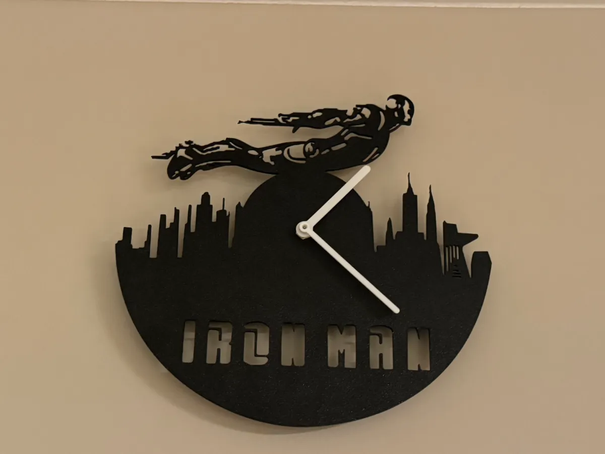 Wall Clock, Wanduhr, Marvel, Avengers, Iron Man
