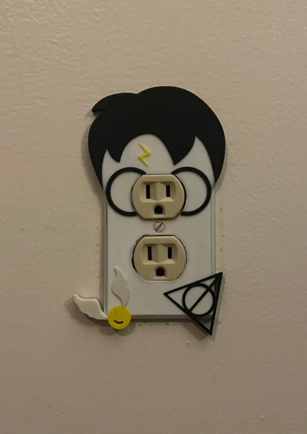 Harry Potter double outlet cover