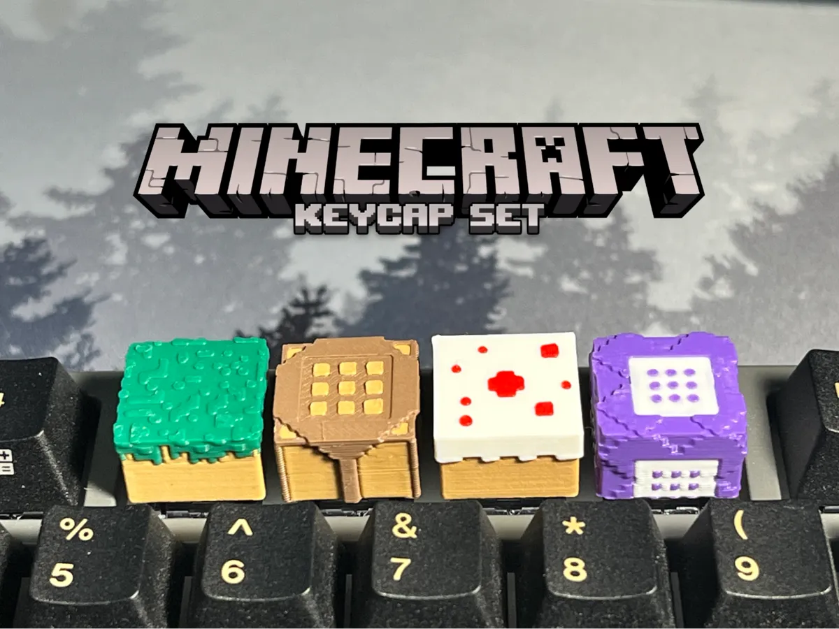 Minecraft Keycap Set