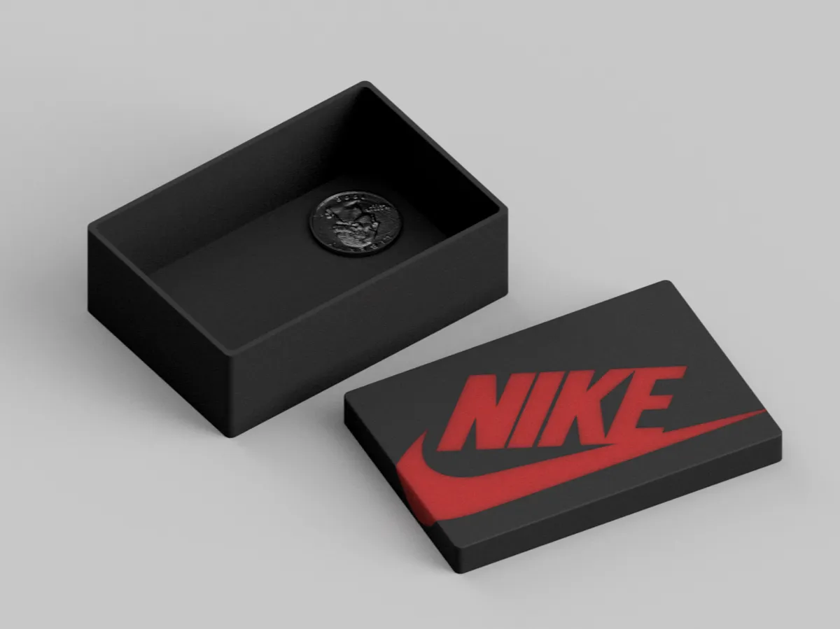 Mini Nike Jordan 1 Shoe Box (Fits Gift Cards)