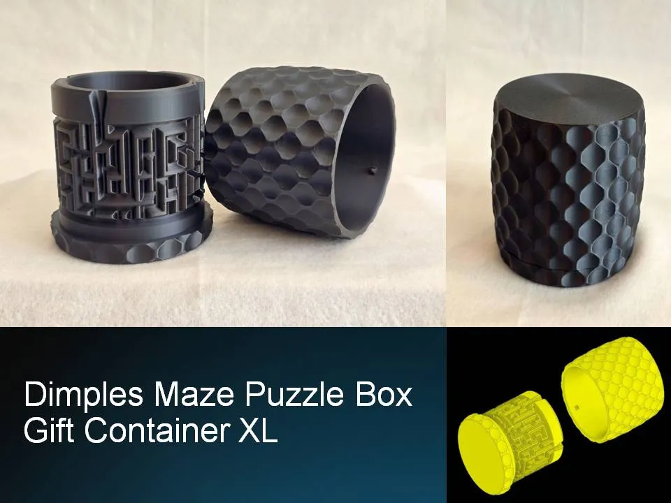 Dimples LabyrinthPuzzle Box - Gift Container
