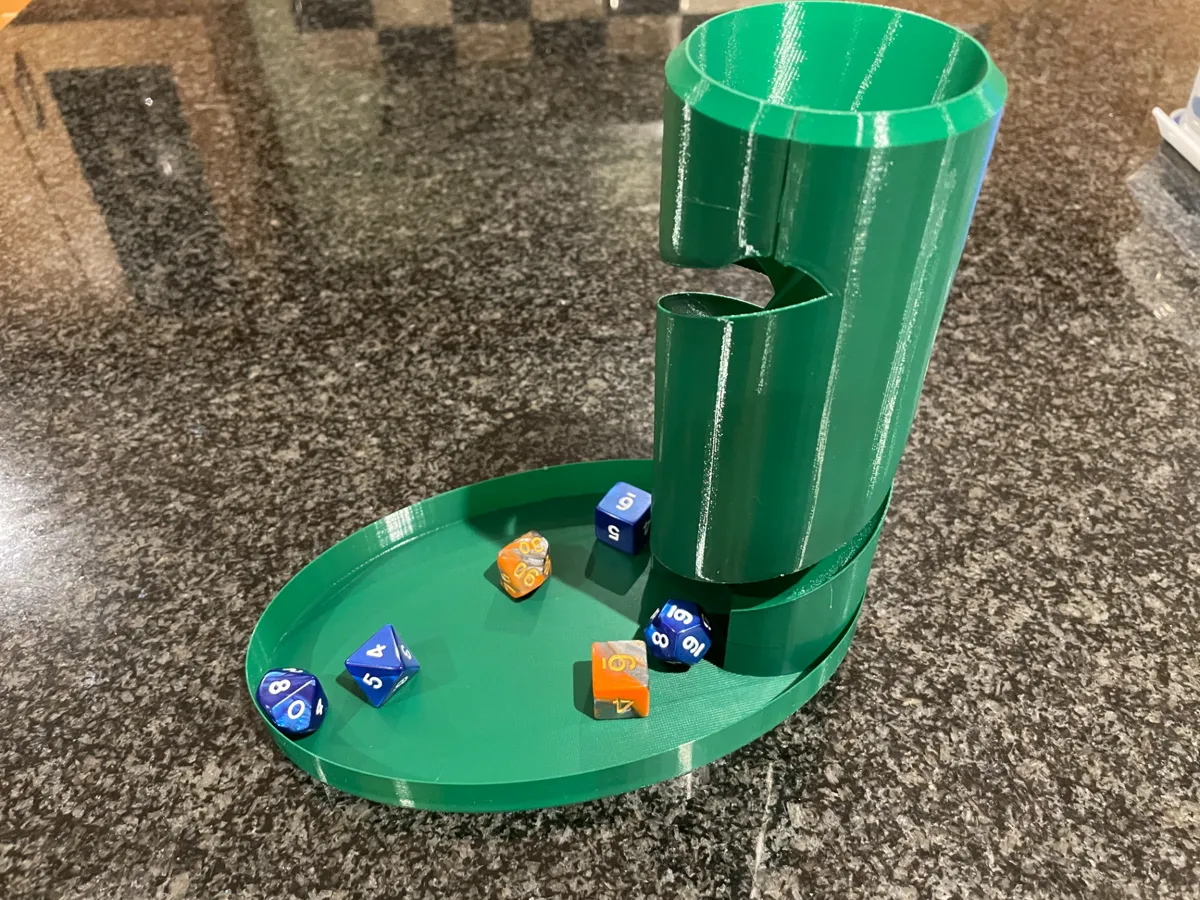 Vase Mode Dice Tower with Base, photo 2 of 4 - Vase Mode Dice Tower with Base Board Games & Tabletop