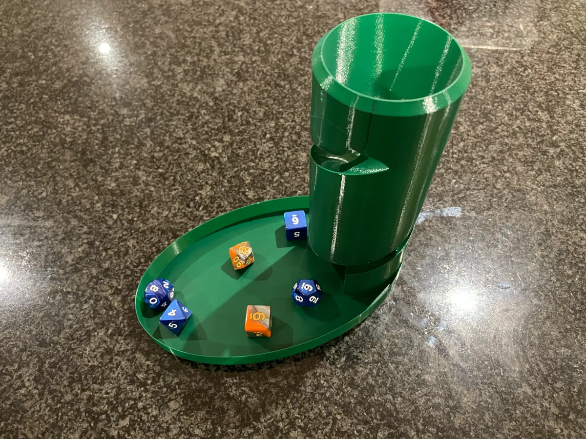 Vase Mode Dice Tower with Base, photo 3 of 4 - Vase Mode Dice Tower with Base Board Games & Tabletop