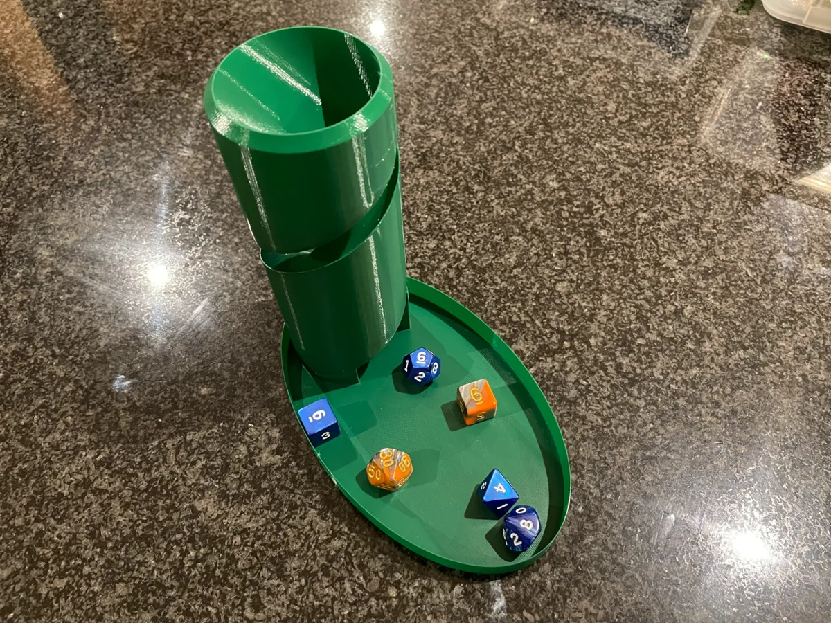 Vase Mode Dice Tower with Base, photo 4 of 4 - Vase Mode Dice Tower with Base Board Games & Tabletop