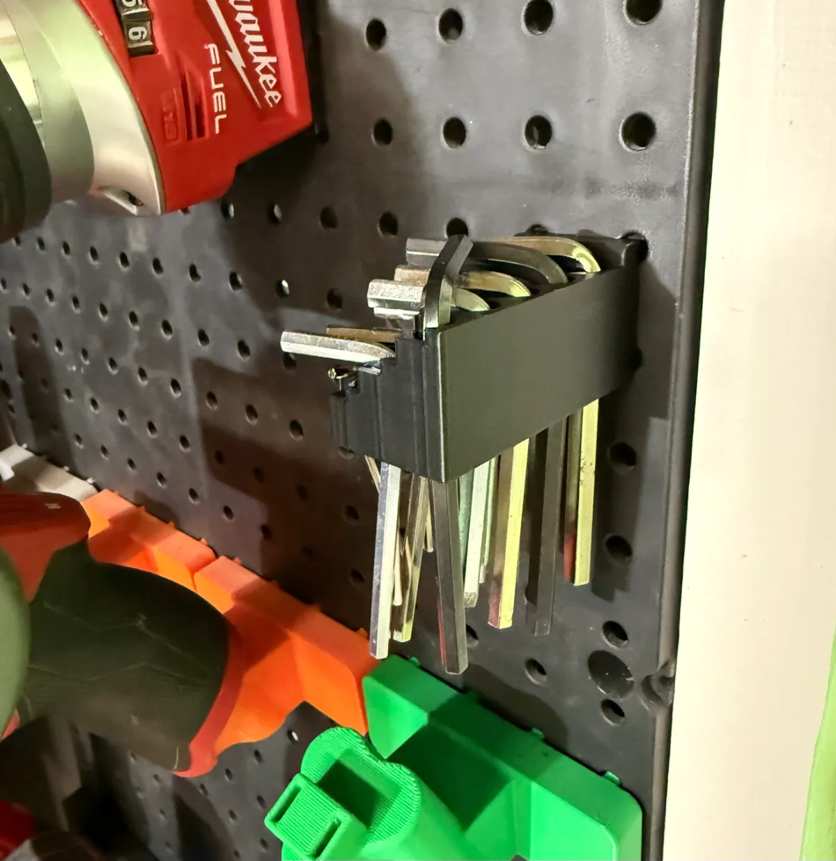Pegboard Allen Key Holder, photo 3 of 3 - Pegboard Allen Key Holder Tools